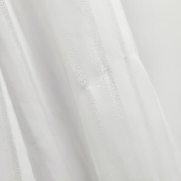 Torrid White Pleated Long-sleeve Button-down Blouse Tie-Neck Womens Torrid 0 (L) - Picture 5 of 8